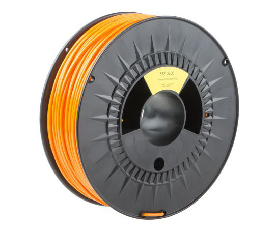 3Dプリンタ用フィラメント　オレンジ　2.85mm　PLA