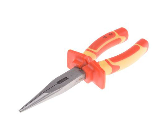 ロングノーズプライヤ　全長200　mm　クロームバナジウム鋼