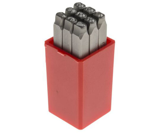 ナンバー刻印パンチセット　3mm　x　9個