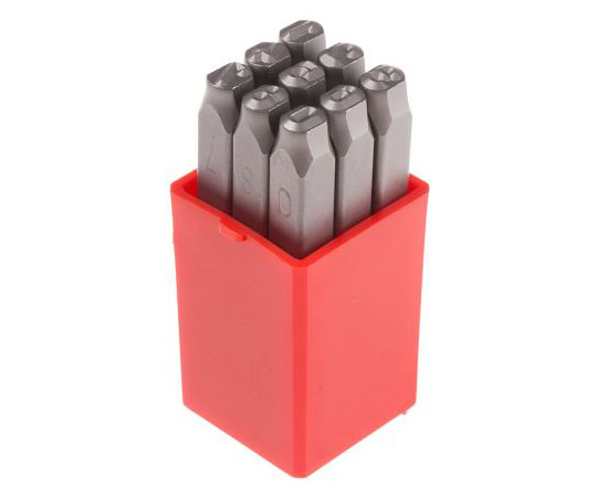 ナンバー刻印パンチセット　5mm　x　9個