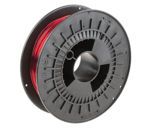 3Dプリンタ用フィラメント　半透明赤　1.75mm　PET-G