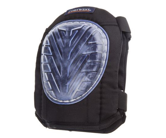 ラバーニーパッド　調節可能なストラップ　EVA　Foam,　PVC　黒