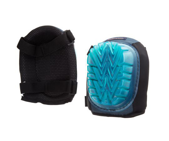 ラバーニーパッド　調節可能なストラップ　EVA　Foam,　PVC,　Silicone　Gel　黒