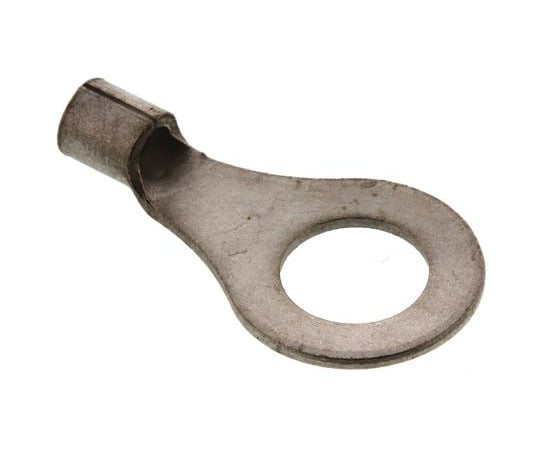 非絶縁 丸形圧着端子 ソリストランド, 内径：6.73mm, スタッド径：M6, 16AWG 1箱（1000個入）