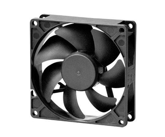 軸流ファン　電源電圧：12　V　dc　92　x　92　x　25mm　DC　（Mシリーズ）　角型