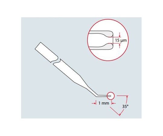 バキュチップI 内径 15μm, 外径 100μm 1式（25本入）　2229001177