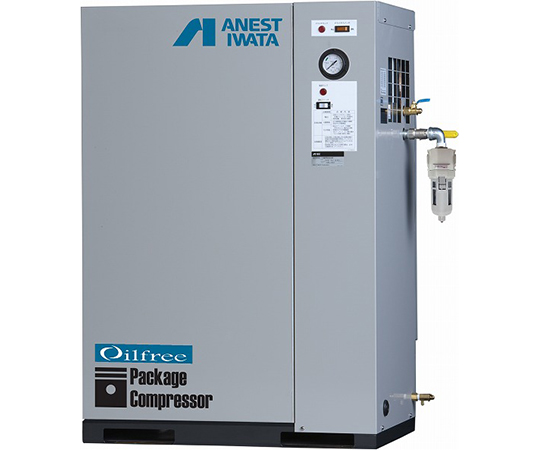 レシプロコンプレッサ（パッケージ・オイルフリータイプ）　ドライヤー　1.5KW　200V　60Hz