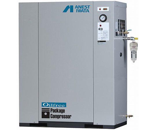 レシプロコンプレッサ（パッケージ・オイルフリータイプ）　ドライヤー　2.2KW　200V　60Hz