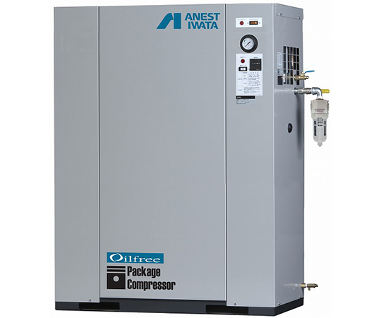 レシプロコンプレッサ（パッケージ・オイルフリータイプ）　ドライヤー　3.7KW　200V　60Hz