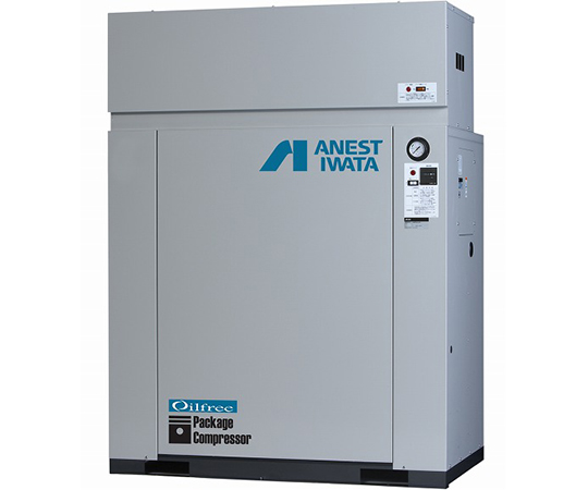 レシプロコンプレッサ（パッケージ・オイルフリータイプ）　ドライヤー　5.5KW　200V　60Hz