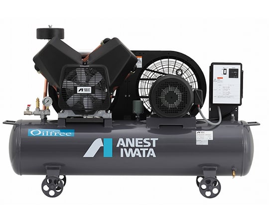 レシプロコンプレッサ（タンクマウント・オイルフリータイプ）　3.7KW　200V　60Hz