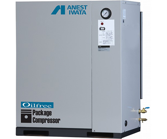 レシプロコンプレッサ（パッケージ・オイルフリータイプ）　200V　60Hz　160L/min