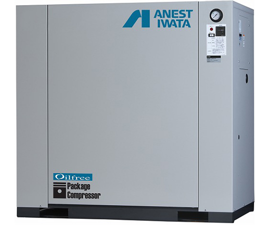 レシプロコンプレッサ（パッケージ・オイルフリータイプ）　200V　60Hz　565L/min