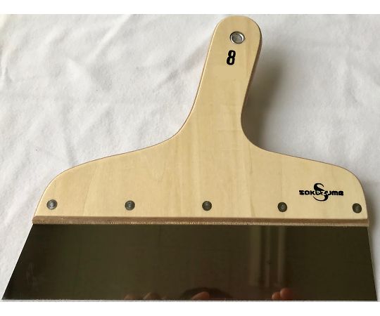 ステンレスカット地ベラ　1.2mm　No.8