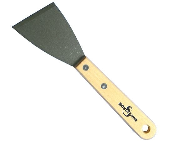 長木柄金ヘラ　フッ素加工　Y型斜刃　38mm