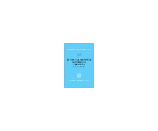 Defocusing Nonlinear Schrödinger Equations