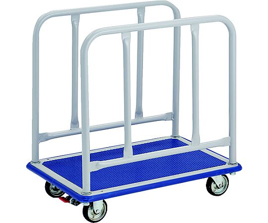 プレス製運搬車 台車 ドンキーカート サイドハンドル 740×480 ストッパー付