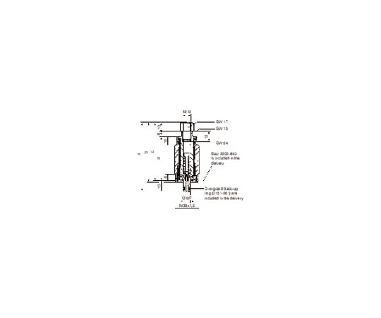 63-9361-82 クランプ（工作機械用） ねじ付きワーク・サポート（空気圧