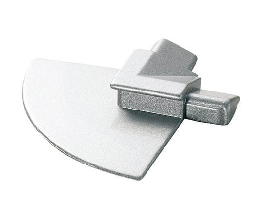 床金物20-410LSディバイドエッジコーナー シルバー 入隅 16×16mm