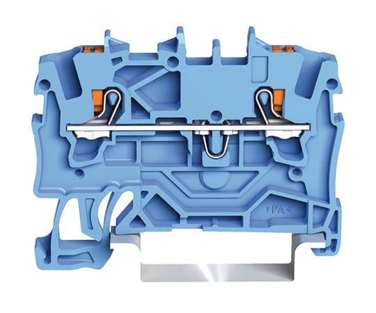 プッシュボタン操作タイプ　スプリング式中継端子台2201シリーズ2線式用
