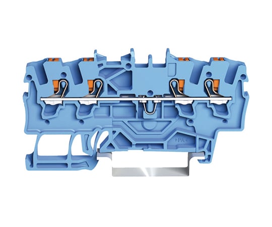 プッシュボタン操作タイプ　スプリング式中継端子台2201シリーズ4線式用