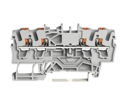 プッシュボタン操作タイプ　スプリング式中継端子台2202シリーズ4線式用