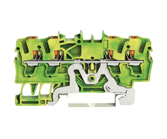 プッシュボタン操作タイプ　スプリング式中継端子台2202シリーズ4線式用