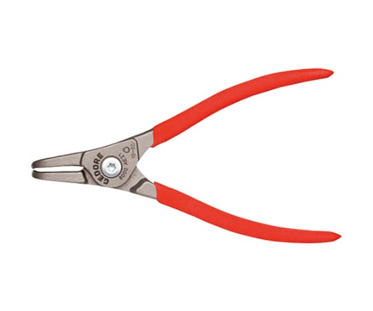 面接触スナップリングプライヤー　軸用曲型　8000　AE01　40‐100mm