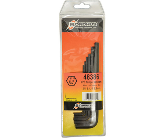 六角L-レンチ いじり止め ロングセット 6本組