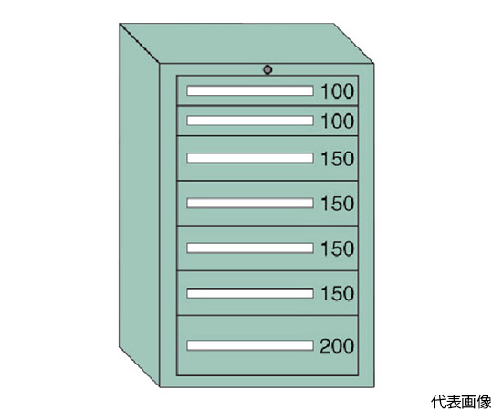 中量キャビネット（6型） 間口693×奥行557×高さ1081mm最大積載量1000kg