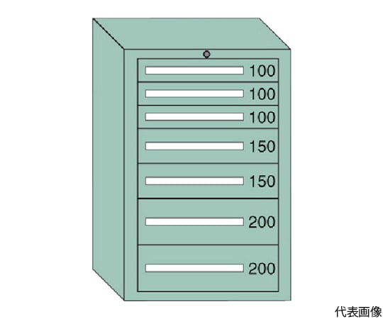 中量キャビネット（6型） 間口693×奥行557×高さ1081mm最大積載量1000kg