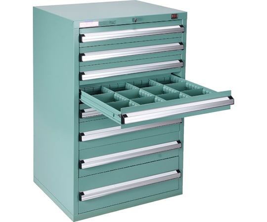 63-9395-41 中量キャビネット（6型） 間口693×奥行557×高さ1081mm最大