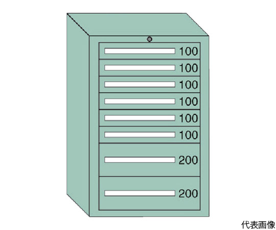 中量キャビネット（6型） 間口693×奥行557×高さ1081mm最大積載量1000kg