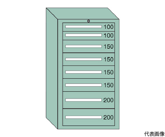 中量キャビネット（6型） 間口693×奥行557×高さ1081mm最大積載量1200kg
