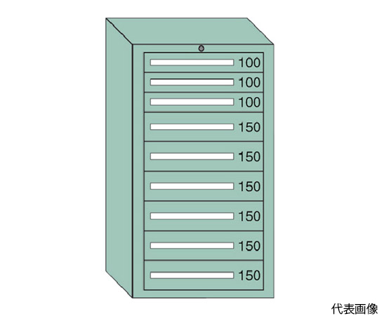 中量キャビネット（6型） 間口693×奥行557×高さ1081mm最大積載量1200kg