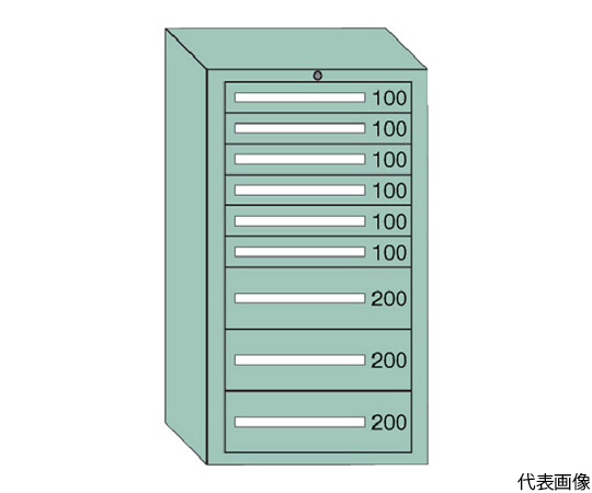 中量キャビネット（6型） 間口693×奥行557×高さ1081mm最大積載量1200kg