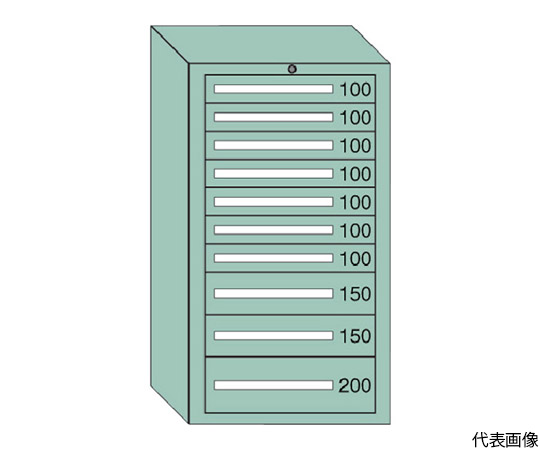 中量キャビネット（6型） 間口693×奥行557×高さ1081mm最大積載量1200kg