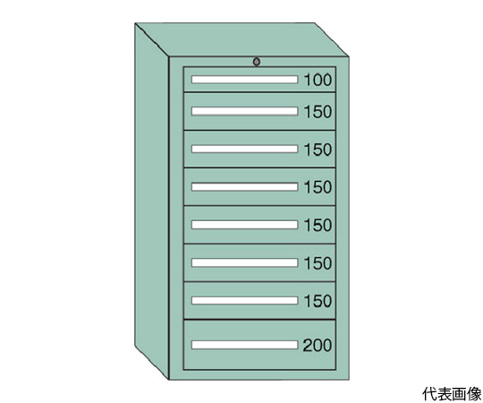 中量キャビネット（6型） 間口693×奥行557×高さ1081mm最大積載量1200kg