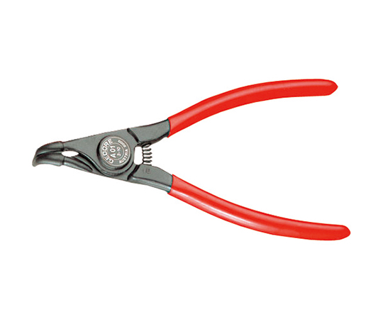 スナップリングプライヤー　軸用曲型　8000A　40-100mm