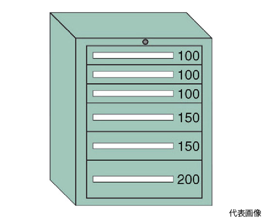 中量キャビネット（6型） 間口693×奥行557×高さ681mm最大積載量800kg