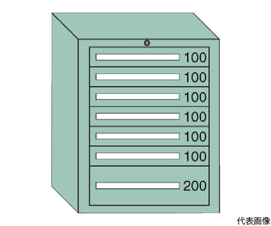 中量キャビネット（6型） 間口693×奥行557×高さ681mm最大積載量800kg