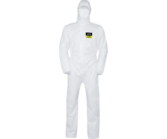 化学防護服　ウベックス　5/6　エアー　7457　ホワイト　L