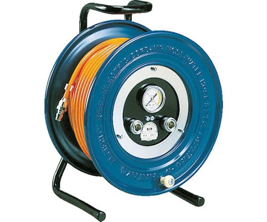 ロータリー機構内蔵エアーリール　20m　内径φ6.5　ポリウレタンホース