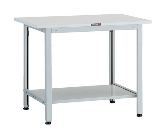 63-9429-31 軽荷重作業台（200kg）AO型 900X600XH740 下棚2枚付