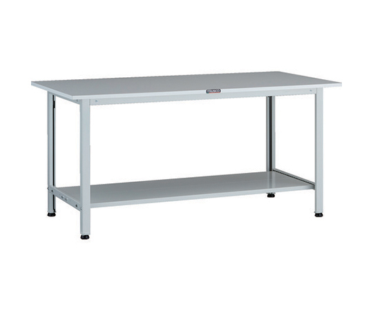 軽荷重作業台（200kg）AO型 1500X750XH740 下棚2枚付 ホワイト色