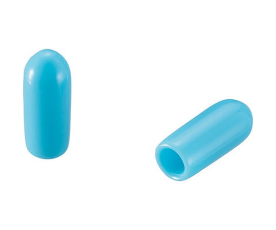 フック用先端キャップ　アクアブルー　10個入