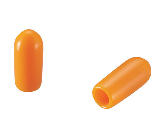 フック用先端キャップ　マンダリンオレンジ　10個入