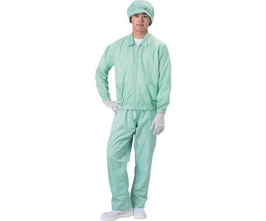 ジャケット（衿付）-緑-7L