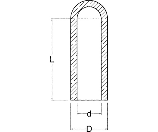 マスキング用 キャップA （1000個入） φ3.2×L25.4 黒　GA0125X100