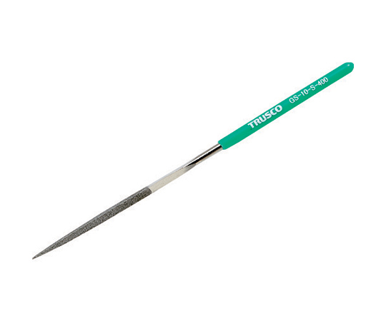 ダイヤモンドヤスリ 精密用#400 三角 1本入 全長140mm（10本組サイズ）
